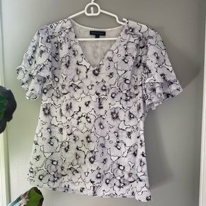 Floral Banana Republic Blouse